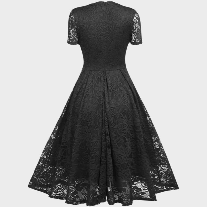 Mara – Vestido de Encaje Floral