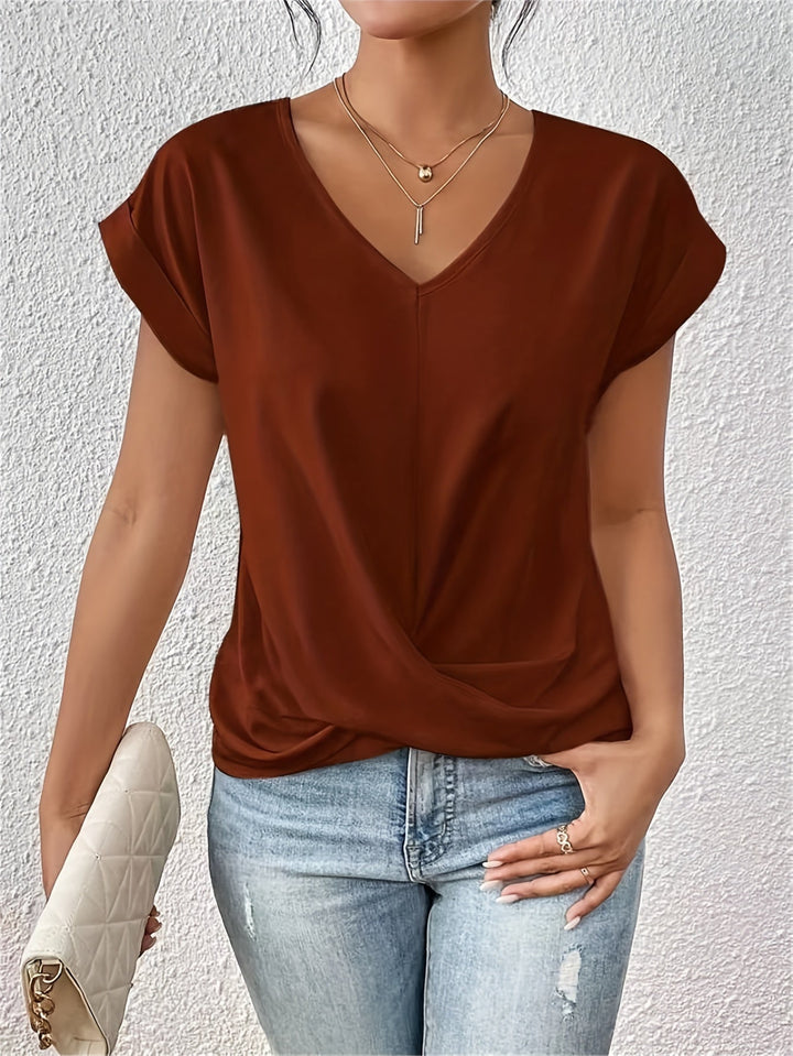 Cleo™ | Camiseta casual con escote corazón (1+1 Gratis)