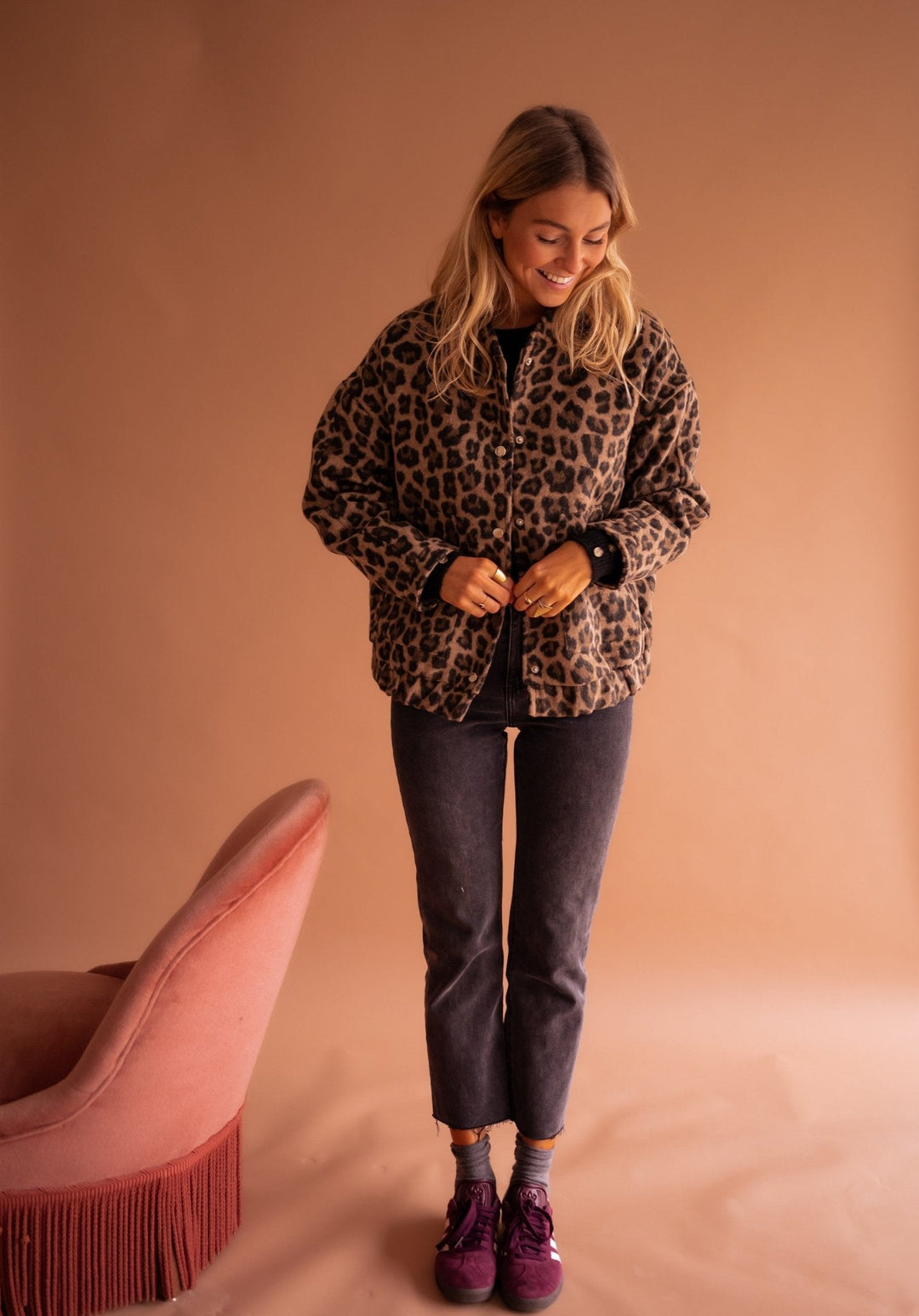 Luna | Chaqueta Leopardo de Primavera